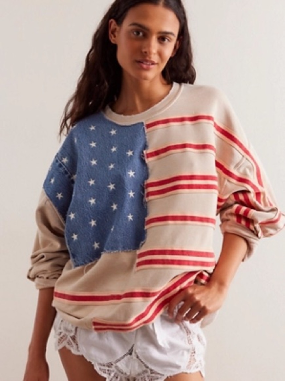 FP X Tricia Fix | Stripes and Stars Pullover